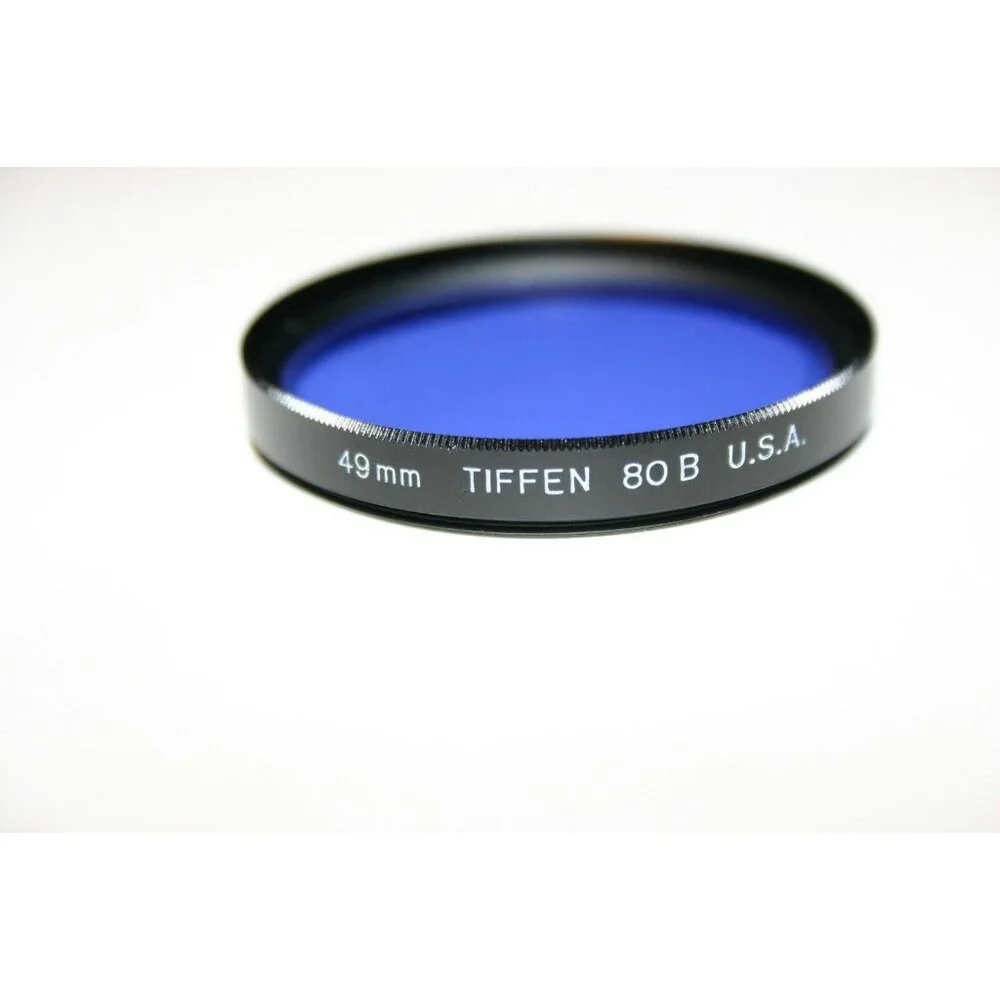 camera lens filters Soligor 62mm uv, Tiffen 49mm 80B, Osawa 58mm strap LOT (3)